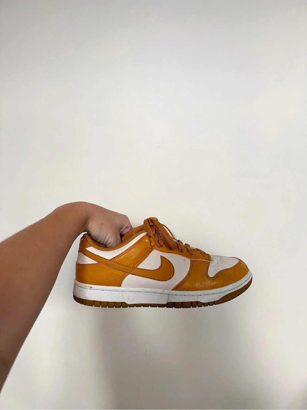Nike Dunk Low Twist "Vivid Sulfur" Sneakers Brown & White